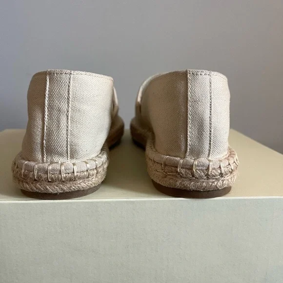 A New Day Women's Maggie Espadrille Flats Cream and Black size 8.5 Pre owned - Picture 7 of 8